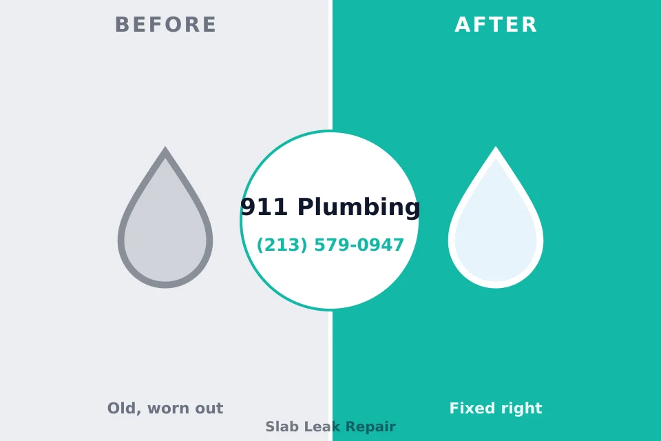 Before and after: plumbing repair Lucasville, OH
